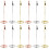 12Stk Farbige Metall Tischkartenhalter Memo Clips Bildhalter 7