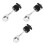 3Stk Metall Becken Stacker Arm Halter Für Percussion Instrument 6