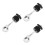 3Stk Metall Becken Stacker Arm Halter Für Percussion Instrument 7