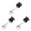 3Stk Metall Becken Stacker Arm Halter Für Percussion Instrument 3