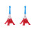 2Stk Metall Eiffelturm Ornament 3