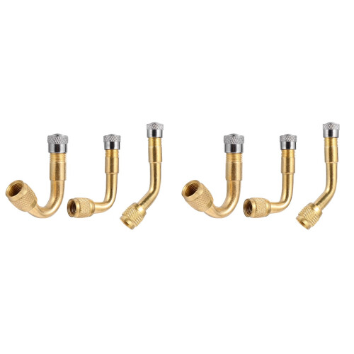6Stk Langlebiger Kupfer Reifenventil Verlängerer Adapter 2