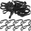 2Sets Schwarze Elastische Bänder Haltbare Multifunktion 9
