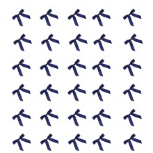 500Stk Satin Schleifenbänder Navy Für Und Bastelbedarf