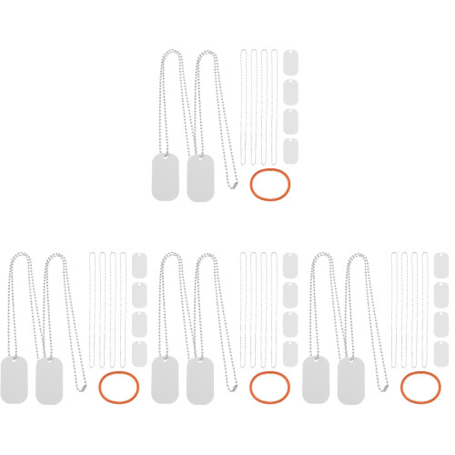 4Sets Sublimierbare Metallanhänger Blank Für Haustier 1