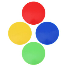 4Pièces Marqueurs Ronds PVC Multisports Pour Salle De Classe