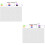 2Ensembles Tableau Note Multifonction Avec Stylo Transparent 5