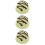 3Pièces Décoration Boules De Glace Fausse Vert PVC Usage Polyvalent 10