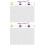 2Ensembles Tableau Note Multifonction Avec Stylo Transparent 6