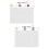 2Ensembles Tableau Note Multifonction Avec Stylo Transparent 4