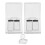 3Ensembles Boîte Transparent Palette Ombres Poudre 8
