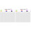 2Ensembles Tableau Note Multifonction Avec Stylo Transparent 9