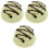 3Pièces Décoration Boules De Glace Fausse Vert PVC Usage Polyvalent 5