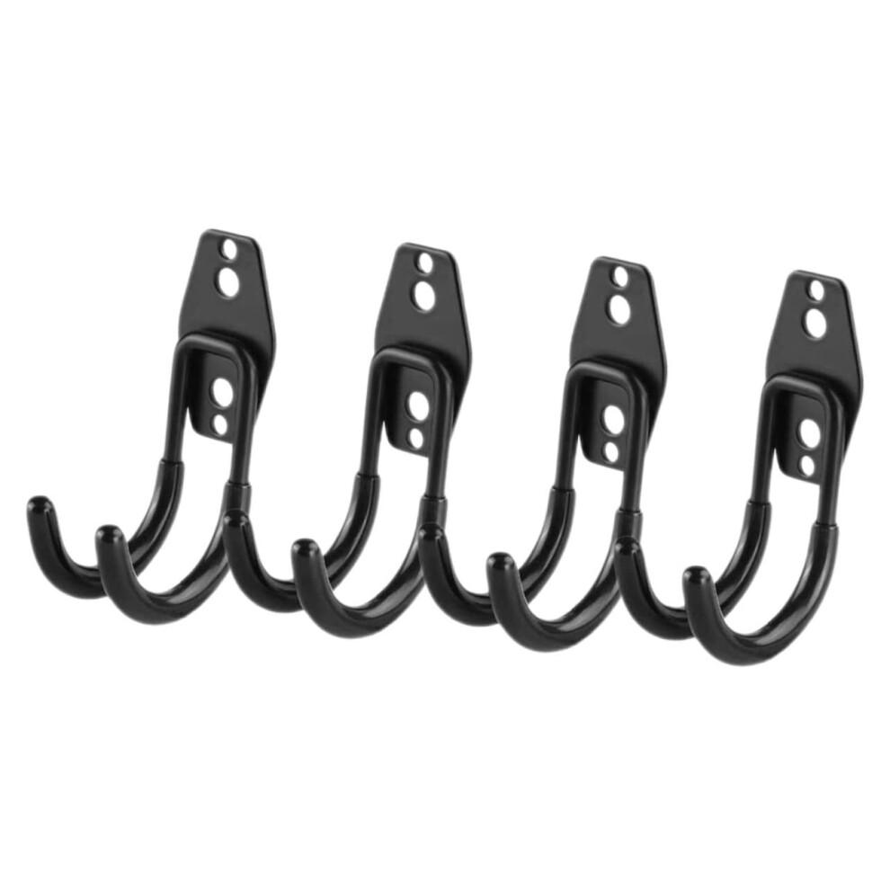 4Pcs Heavy Duty Garage Wall Mount Hooks With Load Capacity For Storage And Organization 9771547257813