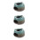 3Pcs Elegant Ceramic Tea Light Warmer Base for Desk and Dining 10