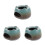 3Pcs Elegant Ceramic Tea Light Warmer Base for Desk and Dining 4