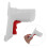 Multi Plastic Bed Rail Adjustable Drop Mechanism with Safety Lock 10