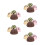 20Pièces Accessoires PVC Boules Glace Artificielle Pour 8