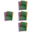 36Pcs Colored Acrylic Sheets PVC Light Diffuser Film Assorted Colors 7