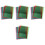 36Pcs Colored Acrylic Sheets PVC Light Diffuser Film Assorted Colors 4