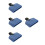 4Pcs Lightweight Blue Latin Percussion Drum Blocks Replacement Set 11