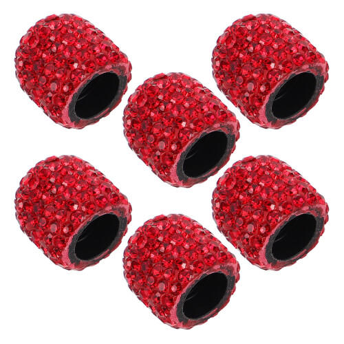 30Pcs Tire Valve Caps Rhinestone Crystal Durable Car Use