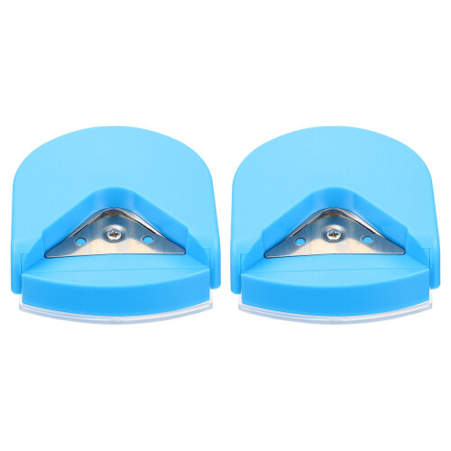 4Pièces Trimmer Angles Ronds Maniable Bleu Idéal Pour DIY