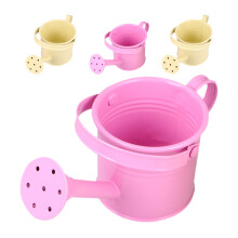 8Pcs Metal Watering Can for Kids Small Spout Assorted Colors Gardening