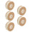 5Pcs Half Round Beige Pearl Bead String for Crafting Kids Accessories 9
