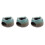 3Pcs Elegant Ceramic Tea Light Warmer Base for Desk and Dining 6