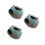 3Pcs Elegant Ceramic Tea Light Warmer Base for Desk and Dining 8