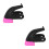 2Sets Stable Rubber Roller Skates Brake Pads with Noise Reduction 6