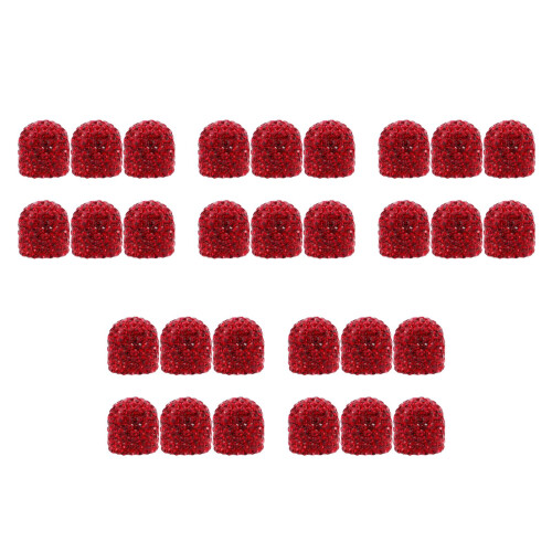 30Pcs Tire Valve Caps Rhinestone Crystal Durable Car Use 2