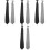 8Pcs Men Clip-on Ties Assorted Classic Polyester Neckwear for Parties 4