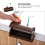 1Pc Coffee Kitchen Plastic Bag Organizer Wall-Mounted Storage Case 6