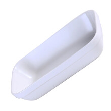 3Pcs White Ceramic Snack and Sauce Dishes for Home and Restaurant Use