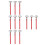 12Stk Auto Dashboard Thermometer Aus Rot 5