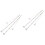 4Pcs Silver Metal Decorative Bra Shoulder Straps for Strapless Dresses 6