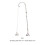 4Pcs Silver Metal Decorative Bra Shoulder Straps for Strapless Dresses 10