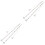4Pcs Silver Metal Decorative Bra Shoulder Straps for Strapless Dresses 5