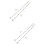 4Pcs Silver Metal Decorative Bra Shoulder Straps for Strapless Dresses 9