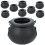 36Pcs Black Witch Jars Buckets for Halloween Party 1