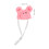 5Pcs Lightweight Pink Woolen Yarn Pet Hat Adjustable Small Animal 9