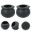 36Pcs Black Witch Jars Buckets for Halloween Party 10