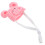 5Pcs Lightweight Pink Woolen Yarn Pet Hat Adjustable Small Animal 3