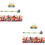 2Sets Assorted Color Pinata Stick Prop with Eyeglass for Party Games 7