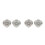 4Pcs Baby Teeth Organizer Silver Alloy Tooth Collection Box 9