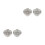 4Pcs Baby Teeth Organizer Silver Alloy Tooth Collection Box 11