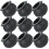 36Pcs Black Witch Jars Buckets for Halloween Party 2