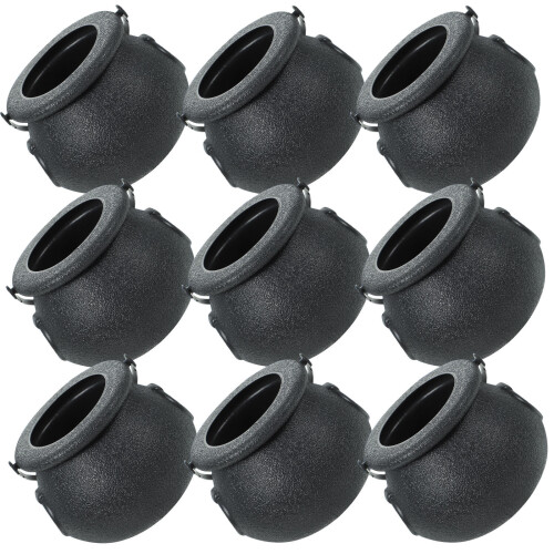 36Pcs Black Witch Jars Buckets for Halloween Party 1